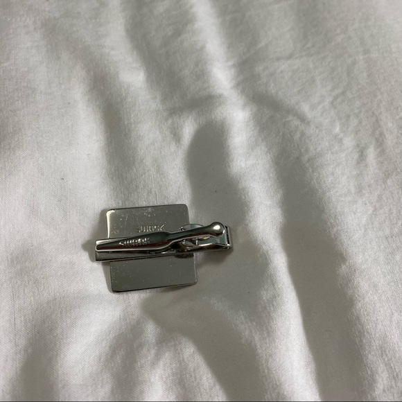 Swank Pink Horse Mid Century Cuff Links & Tie Clip Set - Picture 4 of 8